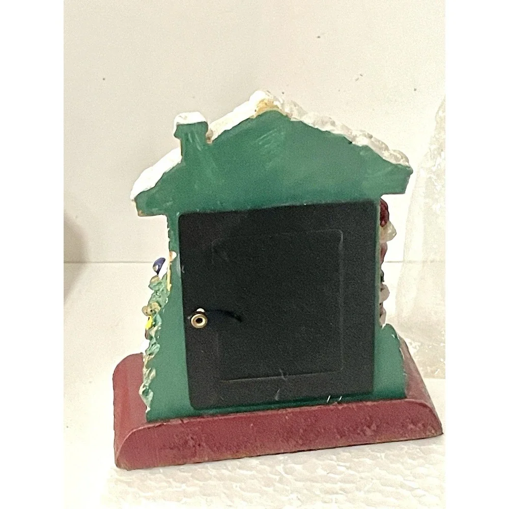 Vintage Cast Iron & Resin Windsor Collections Hand Painted Santa Stocking Hanger